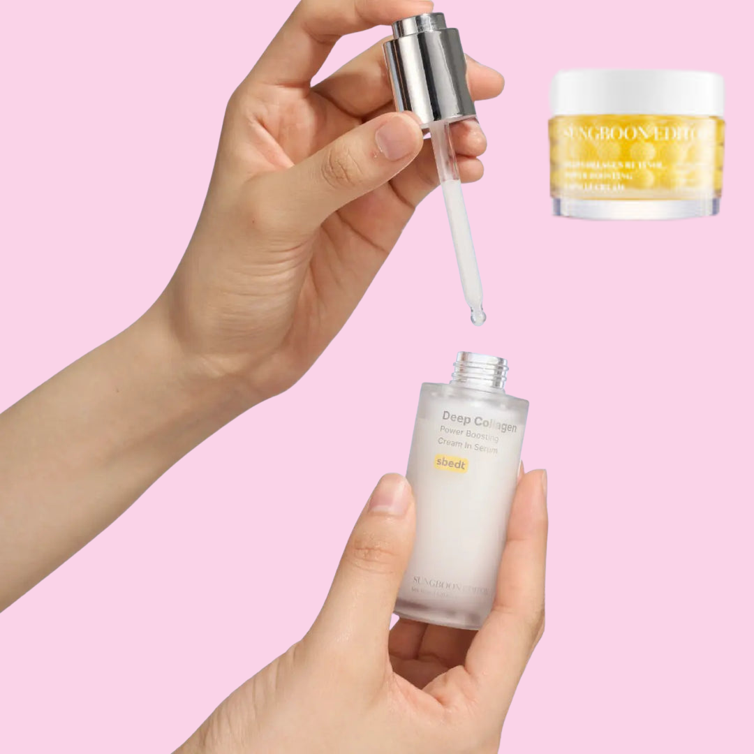 Glazed Skin Collagen Duo | Firming Cream + Volufiline Serum
